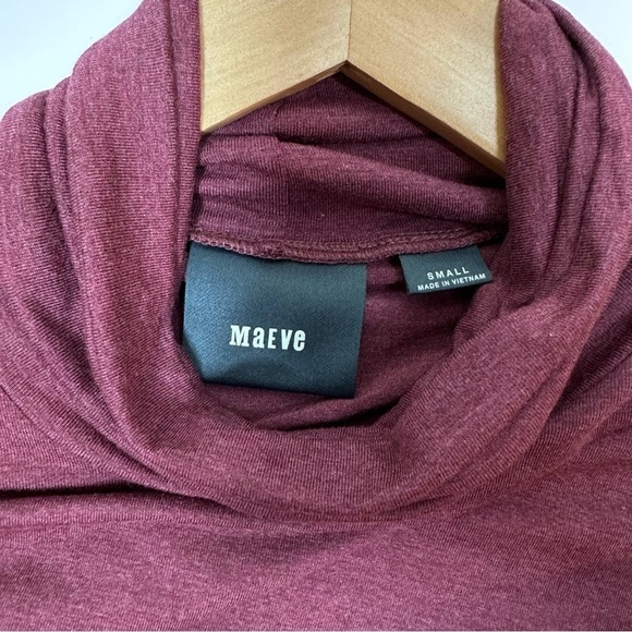 Anthropologie Turtleneck Jersey Knit Dress Asymmetric Hem Size Small - Picture 4 of 8